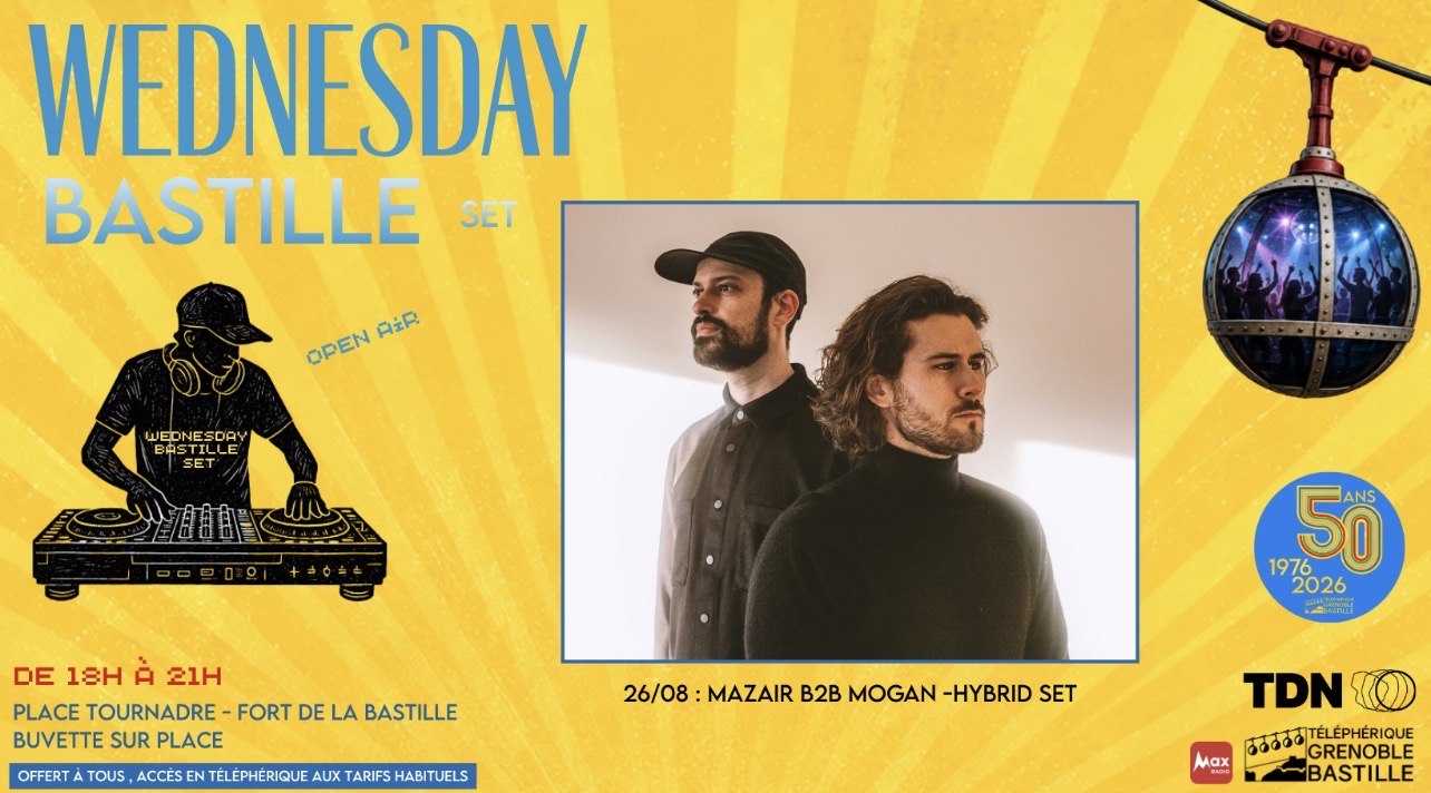 Affiche de Wednesday Bastille Set - Mazair & Mogan
