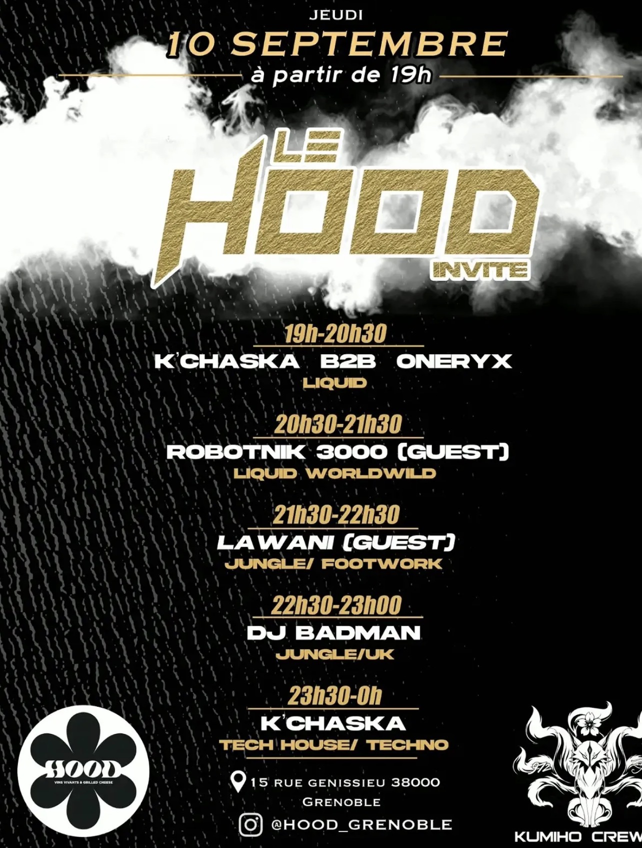 Affiche de Le Hood Invite - Kumiho Crew